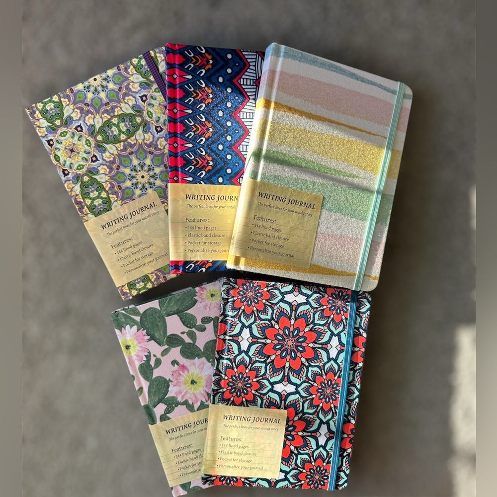 ☔️Thunder Bay Press Patterned Satin Journal
